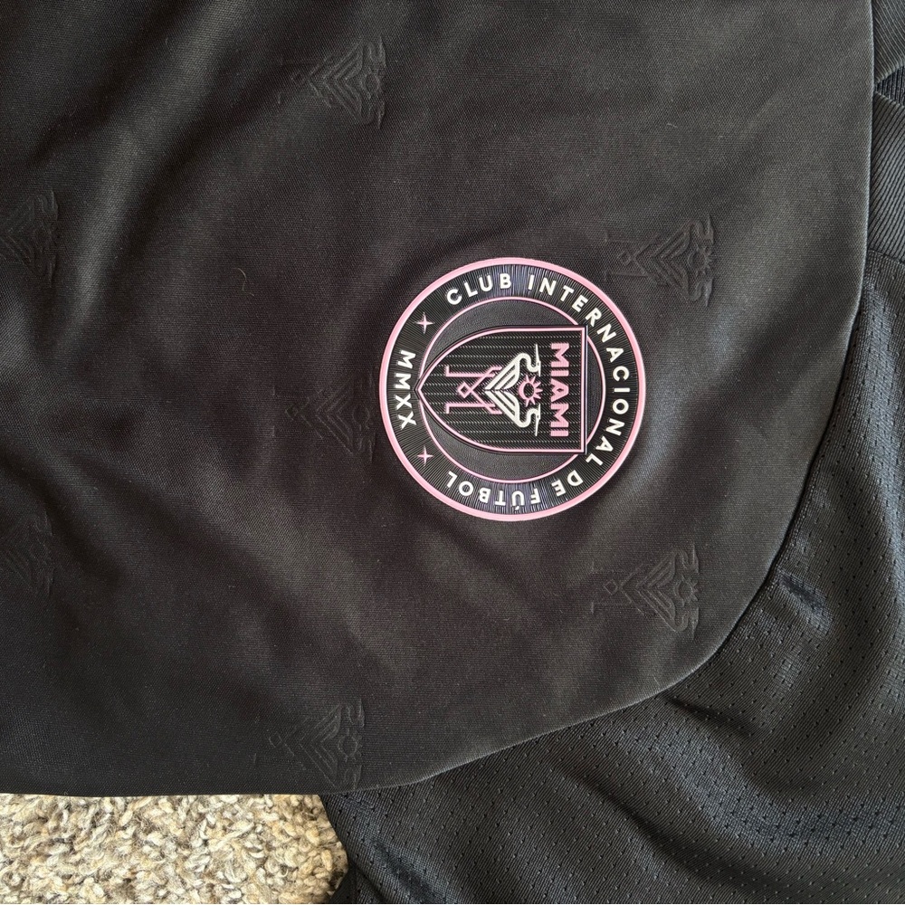 Inter Miami CF Adidas 2020 Inaugural Black Away Match Jersey - Picture 4 of 5